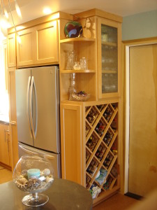 The wine storage at the Fremont Kitchen. Photo copyright 2013, David Locicero