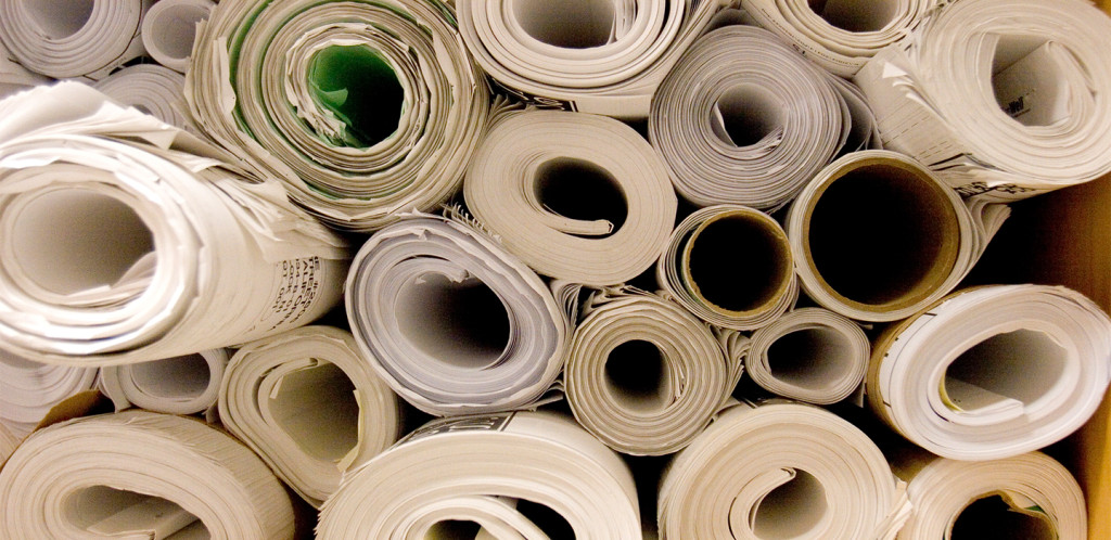 documents-rolled
