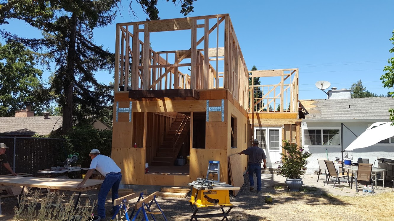 Project in Progress Danville framing is under way David Locicero