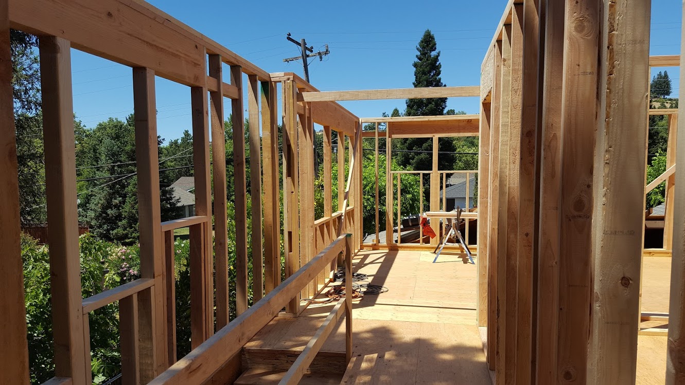 Project in Progress Danville framing is under way David Locicero